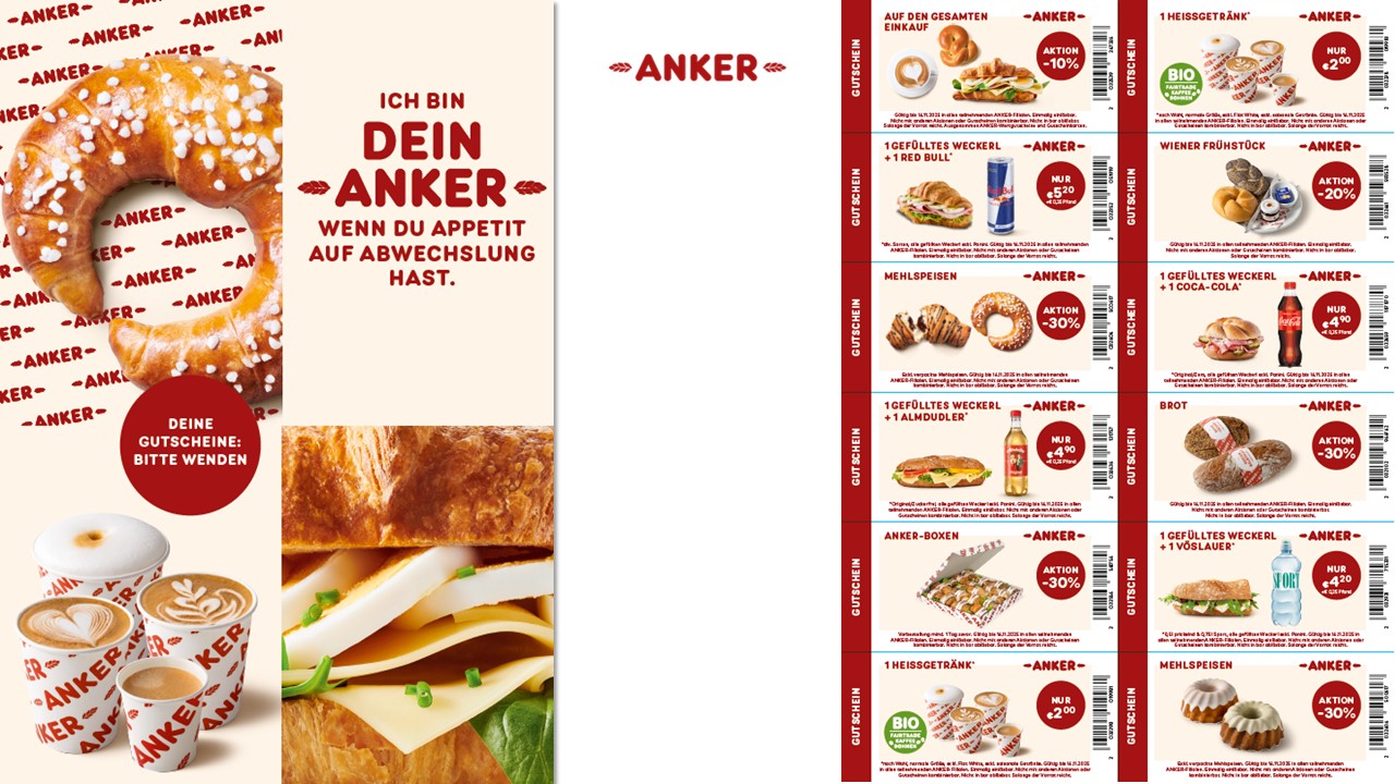 DEIN ANKER-Gutscheinflyer - heute in der HEUTE.