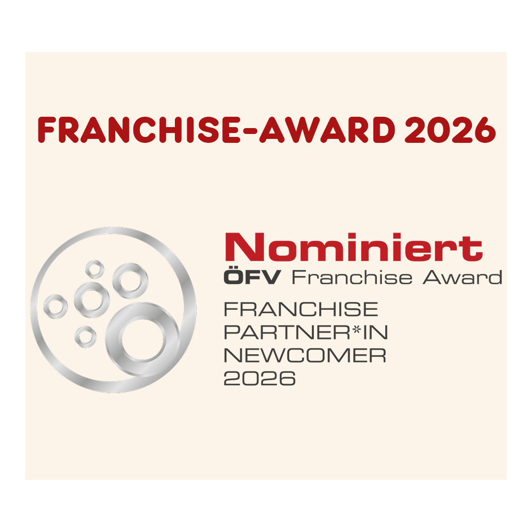 Wir sind für den Franchise-Award 2026 nominiert!