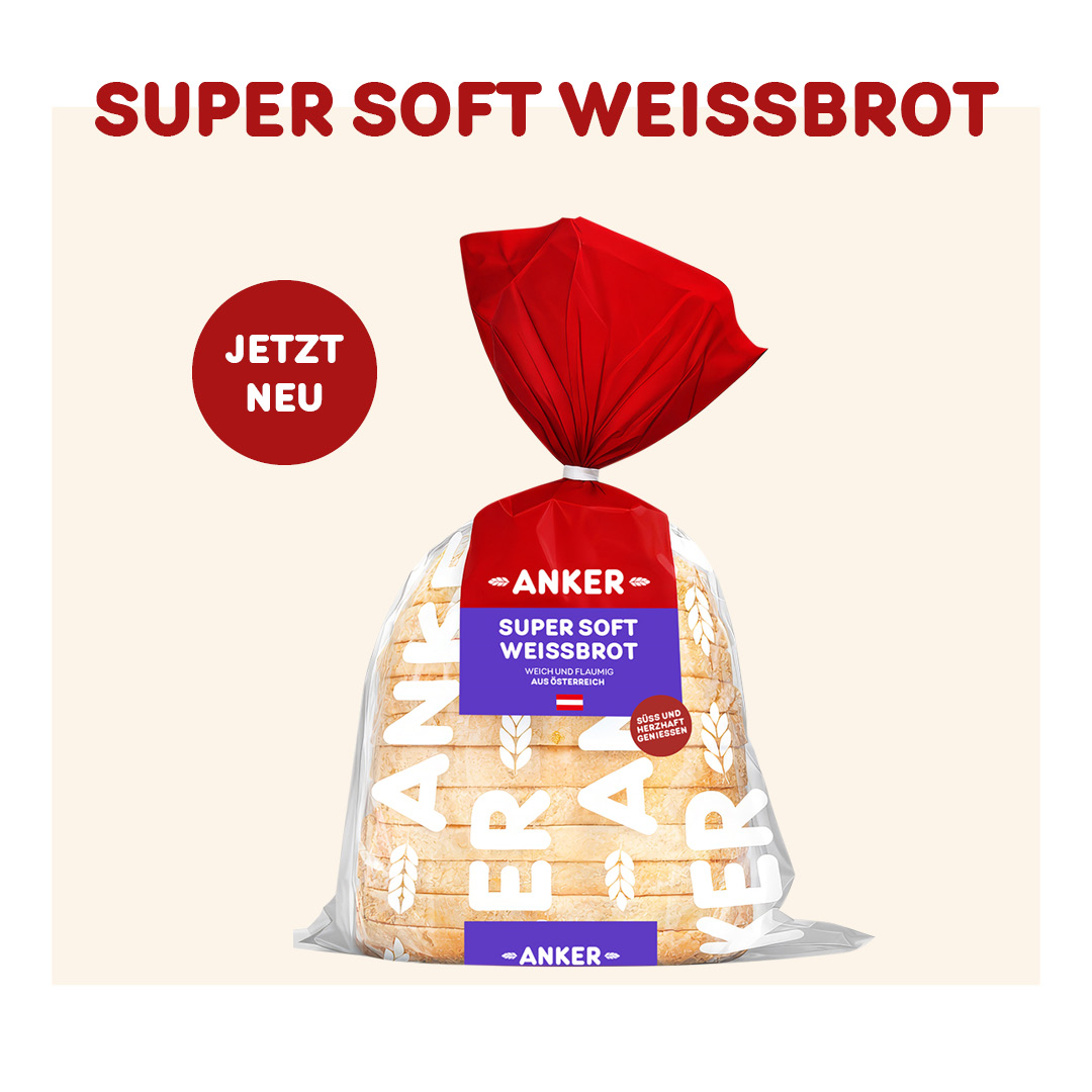 Das neue ANKER Super Soft Weissbrot ist da!